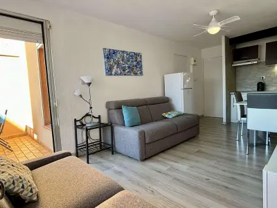Appartement à Argelès sur Mer, Appartement cosy 4 pers. à 400m de la plage, piscine, terrasse, parking sécurisé - L996252