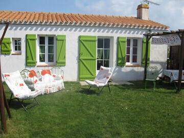 Location Maison à Noirmoutier en l'Île,Charmante maisonnette proche plage et centre, jardin, Wi-Fi, parking inclus FR-1-224B-214 N°996749