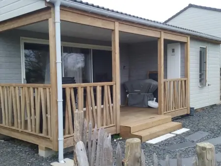 Chalet tranquille en Bretagne avec piscine chauffée, 2 chambres, proche mer et nature - Photo 6