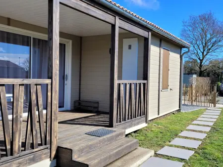 Chalet Confort 2 Chambres avec Piscine Chauffée et Climatisation en Bretagne Sud - Photo 3