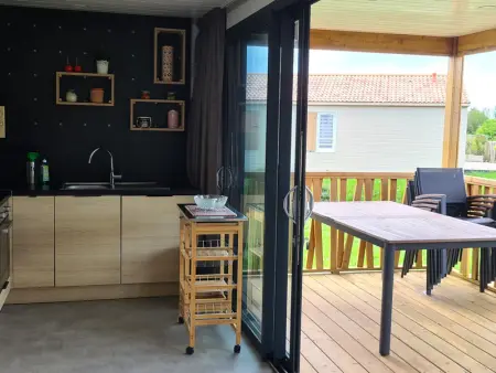 Chalet 3 chambres avec piscine chauffée, proche Golfe du Morbihan, idéal pour familles! - Photo 13