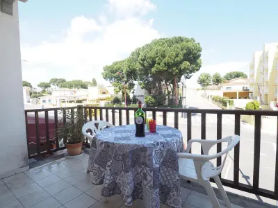 Appartement à L'Escala, Appartement à 300m de la plage avec parking, Wifi, climatisation et 2 terrasses. - L997974