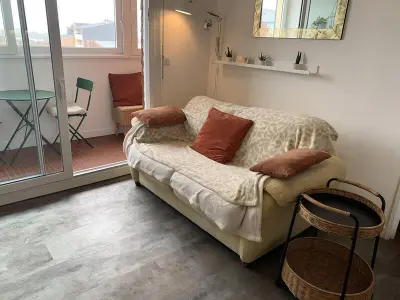 Appartement à Cabourg, Appartement cosy à Cabourg avec vélos, balcon et parking privé pour 4 pers - L998240