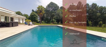 Location Villa in Rives de l'Yon,Magnifique villa 5 avec piscine privee parc 2 ha 1178913 N°998324