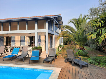 Location Maison à Seignosse,Villa avec piscine au cœur du centre ville de Seignosse Bourg FR-1-239-1033 N°998961