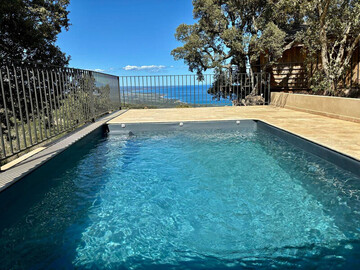 Location Villa à Sari Solenzara,LARICCIU- vue mer- piscine privée- clim-wifi FR-1-394-383 N°999506