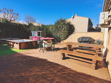 Location Maison à Sérignan,Villa 8 pers avec petite piscine hors sol privée + garage + parking + grand jardin FR-1-781-41 N°999798