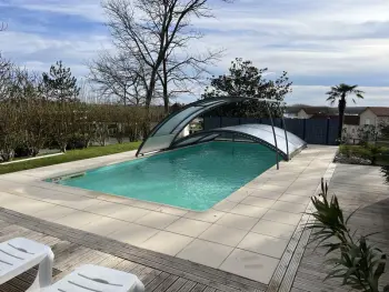 Gite à Bégaar,Charmant Gîte avec Piscine Partagée, Jardin et Confort Moderne au Cœur des Landes FR-1-360-778 N°999895