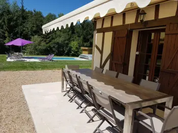 Gite à Fontaines en Sologne,Lodge 9 chambres avec piscine chauffée, étang & activités au cœur de la Sologne FR-1-491-384 N°999951