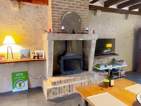 Gîte tout confort avec grand jardin, cheminée, clim et WIFI, proche châteaux de la Loire et ZooParc de Beauval - Photo 4