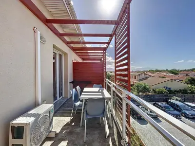 Appartement à Argelès sur Mer, Appartement climatisé 6 pers avec piscine, terrasse et proche plage à Argelès-sur-Mer - L1000022