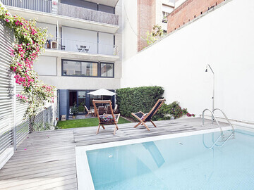 Location Appartement à Barcelona,Unique Duplex apartment in Sarrià with Private SP ES-328-3 N°1000164