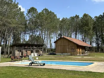 Gite à Linxe,Gîte entre océan et forêt avec piscine, climatisation, et vaste jardin clos - proche plages des Landes FR-1-360-779 N°1000256