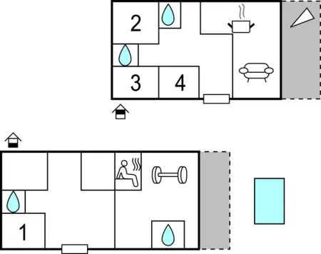 Location Maison 9 personnes à Maslenica - Photo 46