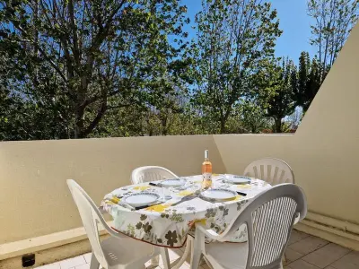 Appartement à Marseillan Plage, Appartement T2 avec accès direct plage, terrasse privée et parking - Animaux admis - L1001362