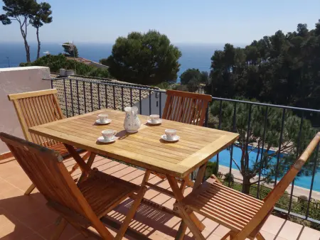 Appartement à Calella de Palafrugell, Estudio con vistas al mar y piscina en la zona del Golfet - L1001778