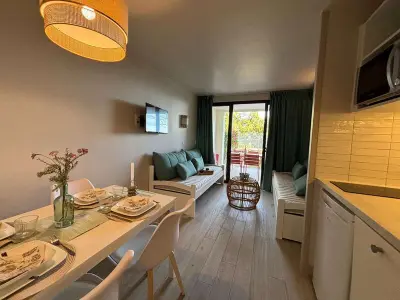 Appartement à Cannes la Bocca, Studio cabine 5 pers, piscine, tennis, parking - Cannes la Bocca - L1001835