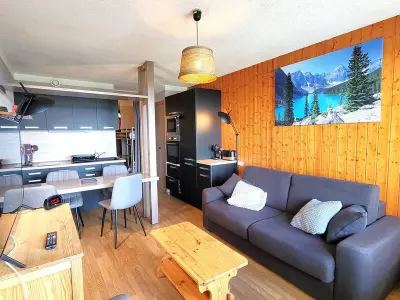 Appartement à Saint Michel de Chaillol, Grand studio rénové, confort moderne, balcon sud, proche ski et randonnées - L1001949