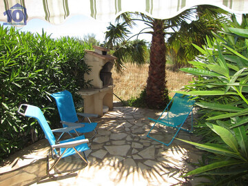 Location Maison à Valras Plage,Pavillon Climatisé 5 Pers. avec Terrasse, Jardin, Piscine et Parking Privé à 750m de la Plage FR-1-781-44 N°1001967