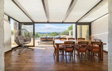 House with pool panoramic view, Maison 10 personnes à Saint Cézaire sur Siag - Photo 2