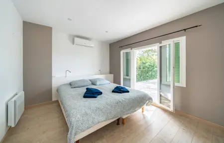 House with pool panoramic view, Maison 10 personnes à Saint Cézaire sur Siag - Photo 20