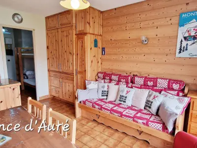 Appartement à La Plagne Montalbert , Appartement charmant 46m² pour 6 pers, proche pistes et commerces, balcon exposé Est - N°1002214