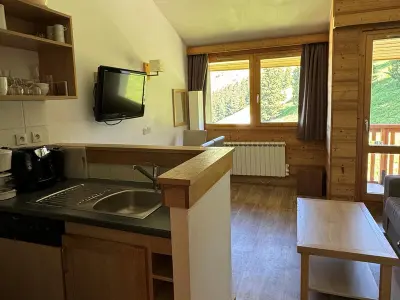 Apartamento en Belle Plagne,Duplex cosy à Belle Plagne - Ski aux pieds, balcon, piscine, bien-être, animaux admis FR-1-181-2821 N°1002317