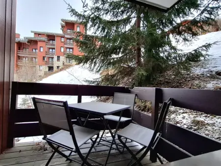 Studio cosy avec balcon, proche pistes et commerces, accès piscine, parfait pour 4 personnes - Photo 8
