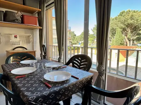 Appartement à Argelès sur Mer, Studio cabine avec piscine, à 400m de la plage, Argelès-sur-Mer, 4 couchages - L1002881