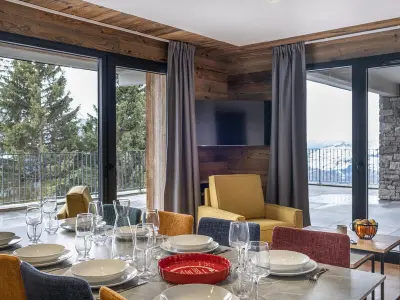 Appartement à Montvalezan La Rosière, Appartement 8 pers. 3 ch. avec terrasse à Montvalezan - L1003110