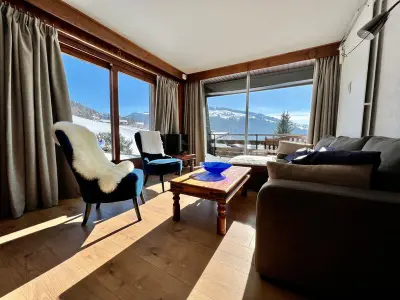 Appartement à Notre Dame de Bellecombe, Appartement proche des pistes avec piscine, tennis et WiFi - N°1003334