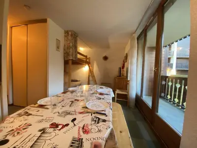 Appartement à Praz sur Arly, Charmant studio cabine à Praz-Sur-Arly - 4 pers. avec parking et navette proche pistes - L1003344