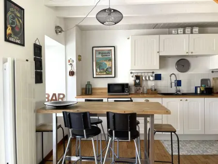 Maison de charme avec terrasse, à 900m du port de Perros-Guirec - 5 pers, 2 chambres, bien équipée - Photo 16