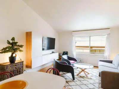 Appartement à Gruissan, T2 Mezzanine Climatisé Rénové - Plage des Chalets, Gruissan - 6 Pers, Parking, WiFi Option FR-1-409-174 N°1003484