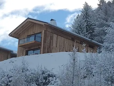 Chalet a La Plagne Montalbert , Chalet neuf 2024 pour 12 pers. avec jacuzzi, ski-room et parking à La Plagne - L1004067