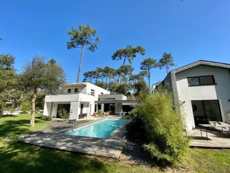 Villa d'Architecte avec Piscine Chauffée, Terrasse et Services Hôteliers à Soorts-Hossegor - Photo 21