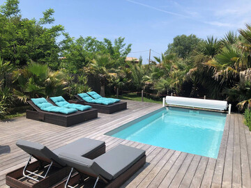 Location Villa à Seignosse,Villa cosy avec piscine chauffée, proche forêt et plages FR-1-791-12 N°1005157