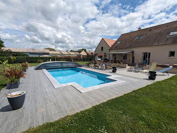 Location Loiret, Gite à Mareau aux Bois, Titre proposé : Gîte familial avec piscine chauffée, jardin et jeux pour enfants à l'orée de la forêt d'Orléans FR-1-590-432 N°1005312