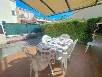 Location Maison à Marseillan Plage,Maison familiale avec terrasse, barbecue et parking privé à Marseillan FR-1-326-828 N°1005426