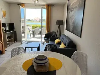 Wohnung in Dives sur Mer,Charmant duplex 4 pièces avec piscine, parfait pour 6 personnes FR-1-487-338 N°1006089