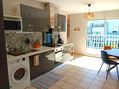 Appartement à Capbreton, Appartement lumineux proche centre et plage avec terrasse et parking, Capbreton - L1006156