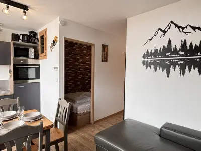 Appartement à Avoriaz, Appartement rénové au centre d'Avoriaz avec balcon exposé Sud - L1006296