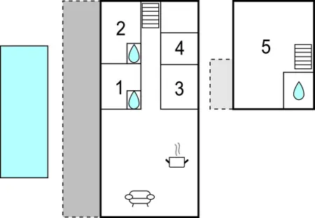 Location Maison 10 personnes à Saint Siffret - Photo 25