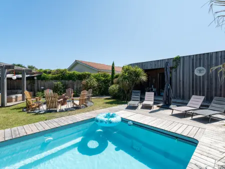 Maison familiale style loft à Biscarrosse - 10 personnes, piscin - Photo 3