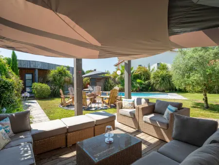 Maison familiale style loft à Biscarrosse - 10 personnes, piscin - Photo 4