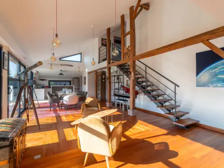 Maison familiale style loft à Biscarrosse - 10 personnes, piscin - Photo 8