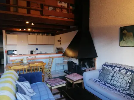 2 Pièces Duplex 8 Pers. Rez-de-Jardin avec Terrasse et Cheminée à Pra-Loup - Photo 1