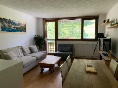 Appartement à Pra Loup, Studio Prestige 4 Pers Sud-Ouest, Balcon, Face aux Pistes, Parking - N°1006649