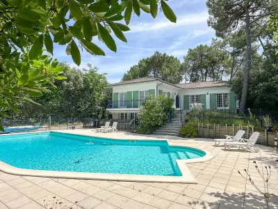 Villa à La Palmyre, Villa avec Grande Piscine, 6 Chambres, Tennis, Plage Privée - La Palmyre - L1006674