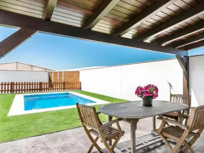 Bungalow à Conil de la Frontera, Maison en Bois pour Familles et Couples avec Piscine à Conil de la Frontera - L1006907